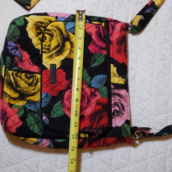 EUC Vera Bradley Crossbody Bag Red Pink Black - Picture 11 of 14
